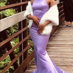 Lavendar prom dress
